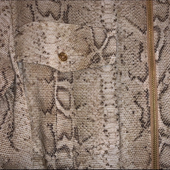 MICHAEL Michael Kors Python Print Romper, Size 12 - Picture 4 of 8